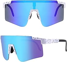 NICBOOY Sports Fan Sunglasses, Oversized Sports Sunglasses, UV400 Protection Sports Sunglasses