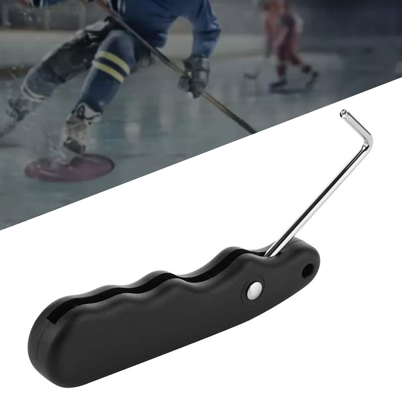 EMTPJAL Ice Skate Lace Tightener Tool Ice Hockey Skate Lace Tightener, Ice Skate Roller Skate Guards Spikes & Spike Wrenches