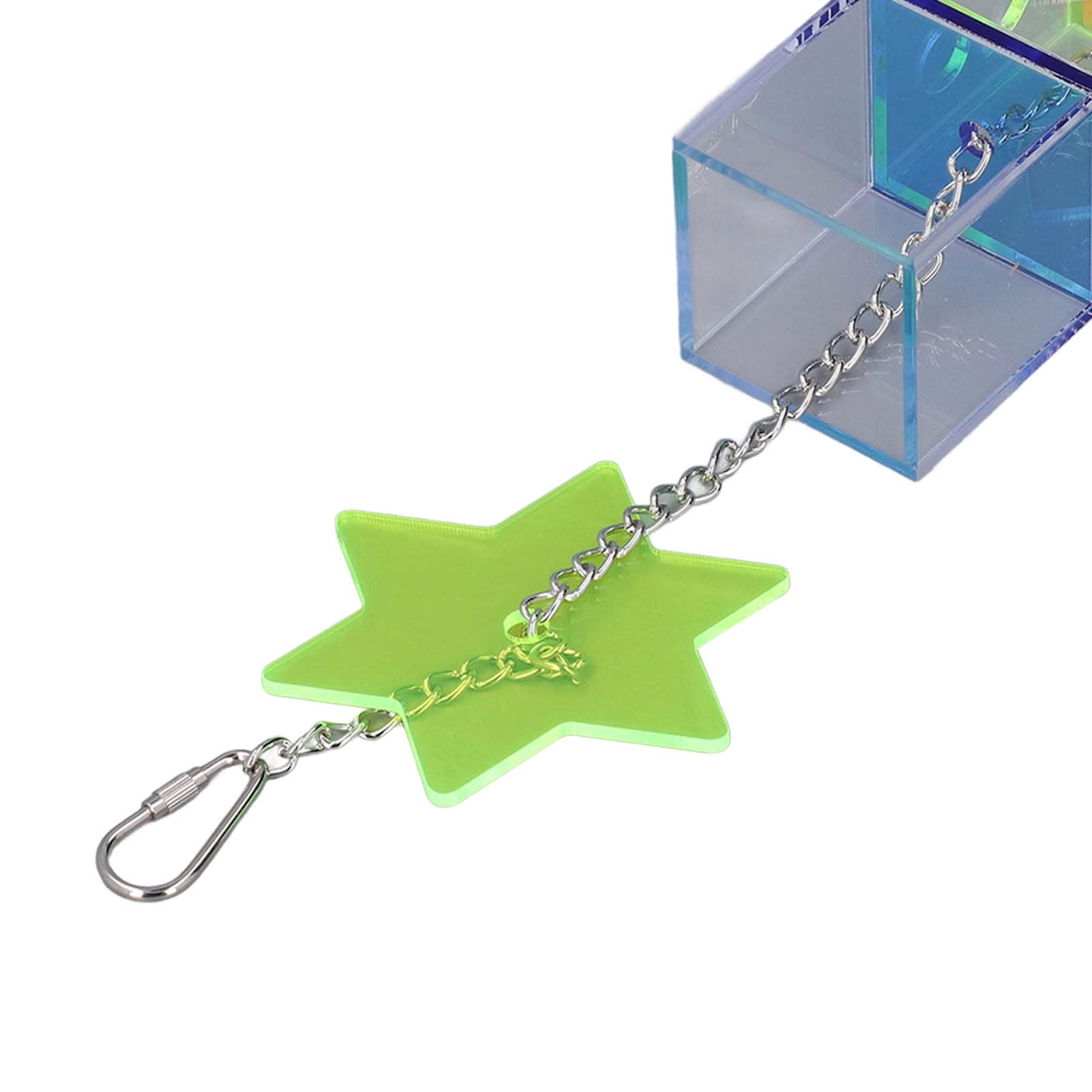 Acrylic Puzzle Bird Foraging Toy, Mental Stimulation, Treat Dispenser, Colorful and Sturdy, for Parrots, Cockatiels, and Other Birds - image 8