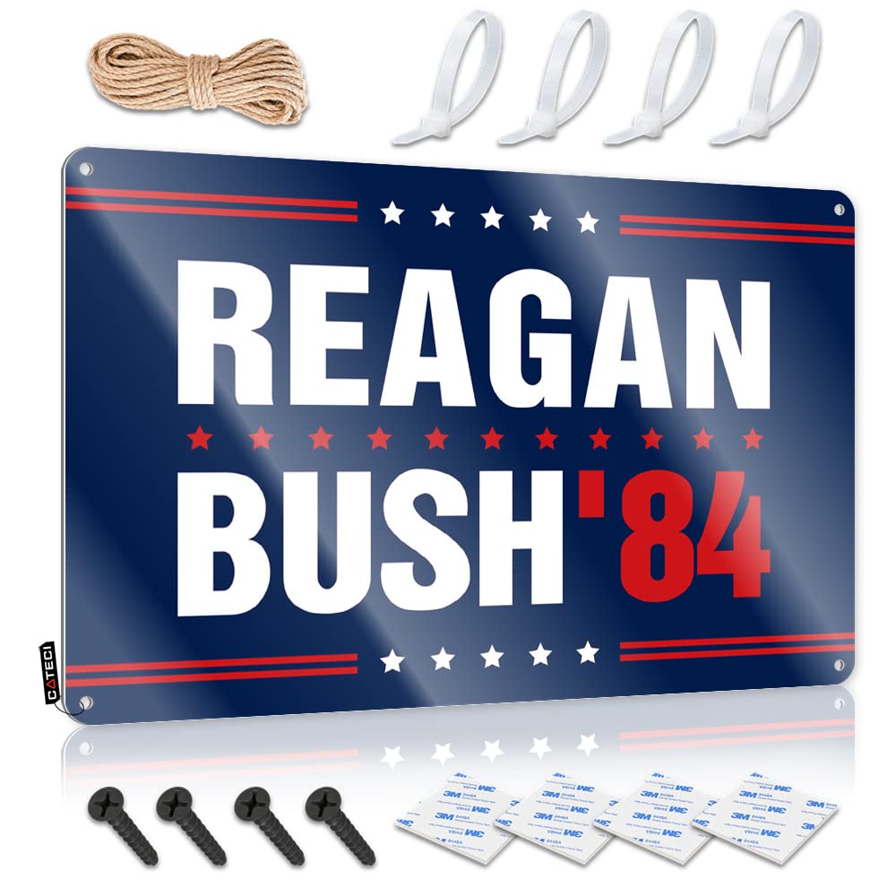 Reagan Bush 84 Campaign Cocoa Novelty - Vintage Wall Decor Waterproof Vintage Wall Art(30X40CM)