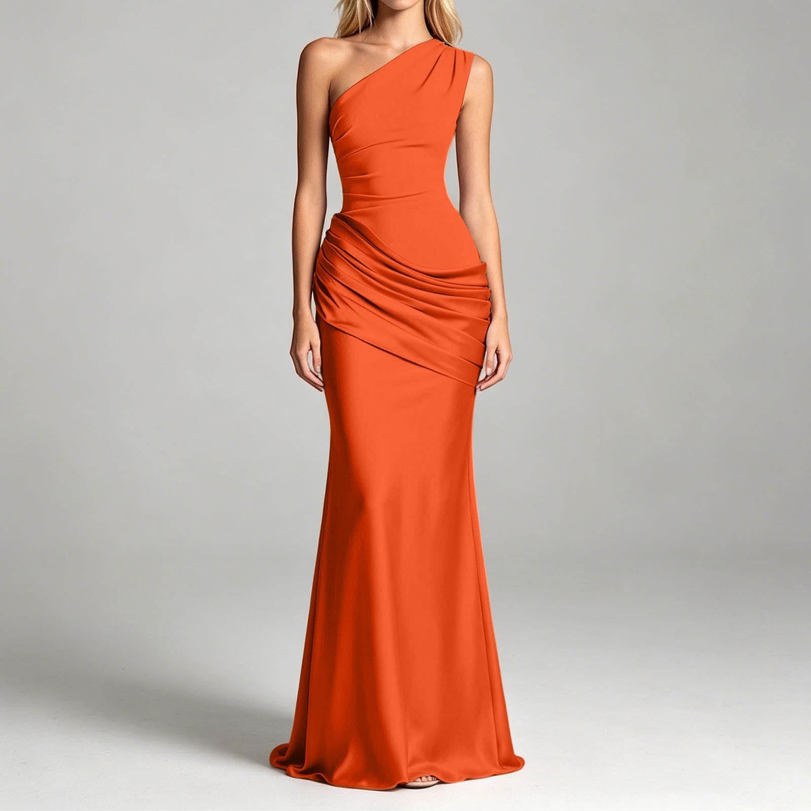 Genérico - Vestido para mujer, largo de cócteles, ceremonias elegantes, para boda, recepción gala, fiesta y ocasión festiva A21