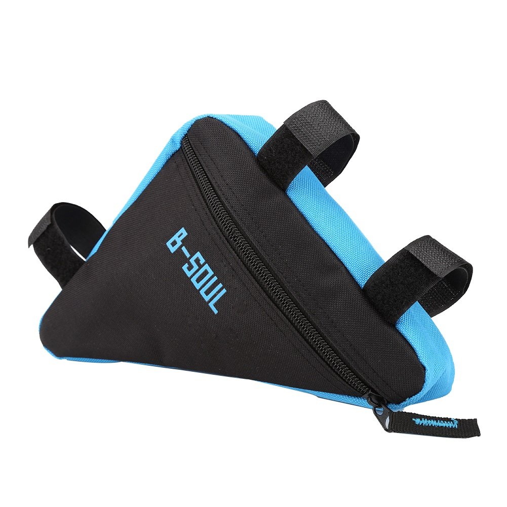 Sac De Cadre En Nylon Imperméable Pour Vélo | Pochette De Rangement Léger Pour Téléphone, Outils, Batterie, Sorties VTT Et Voyage