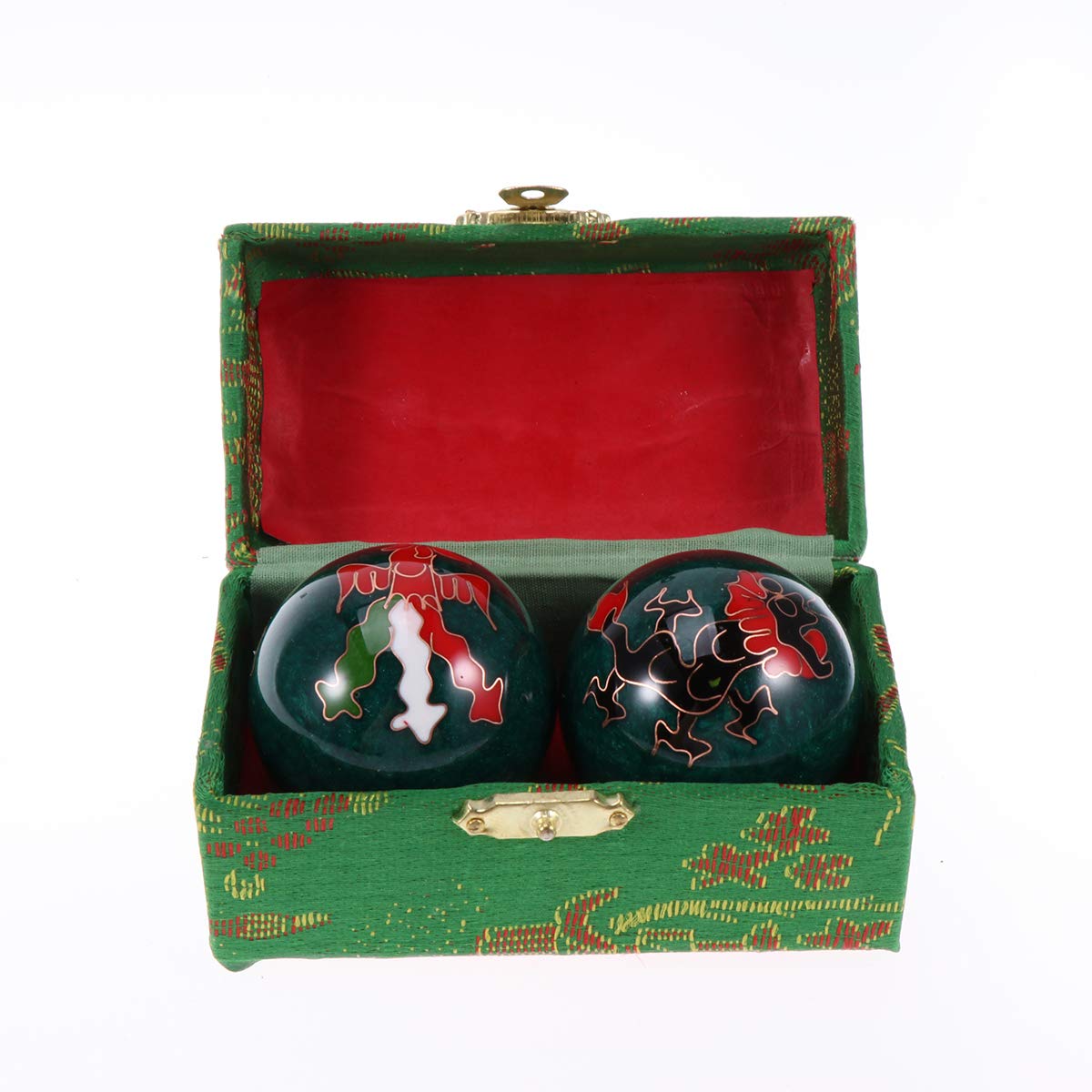 SUPVOX Boule de Santé Chinoise Traditionnelle pour Gong et Le Soulagement (Bleu)