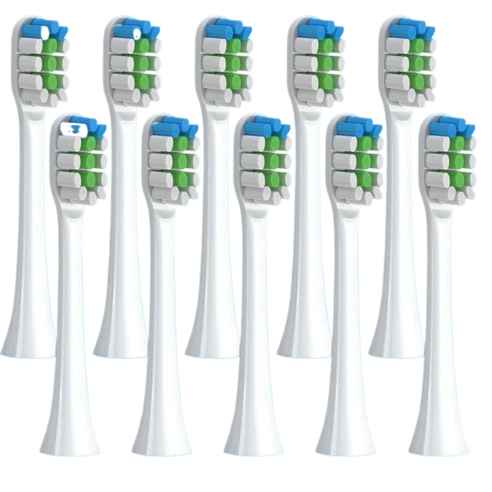 Testina Di Ricambio Per Spazzolino Da Denti, Compatibile Per Lebooo LBT-203552A, LBT-203554A, LBT-203532AA, LBT203552B, LBT-203557A Spazzolino Elettrico(10 pcs)