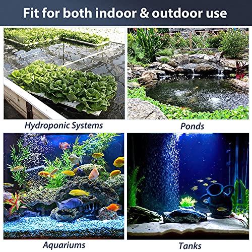 Pawfly Air Stone Bar Bubble Diffuser with 4 Suction Cups Blue Bubble Release Tool for Air Pumps Fish Tanks Aquariums and… - Image 8