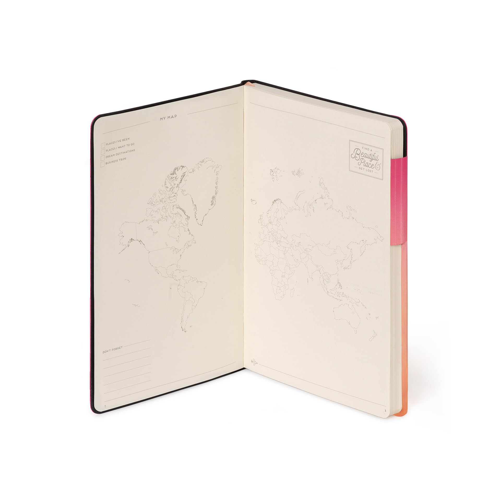 Legami - Beyaz sayfalı not defteri, M beden, fildişi renkli kağıttan, 90 g/m², 192 sayfa, yumuşak kapak, lastik bant, boyut 13 x 21 cm, Golden Hour