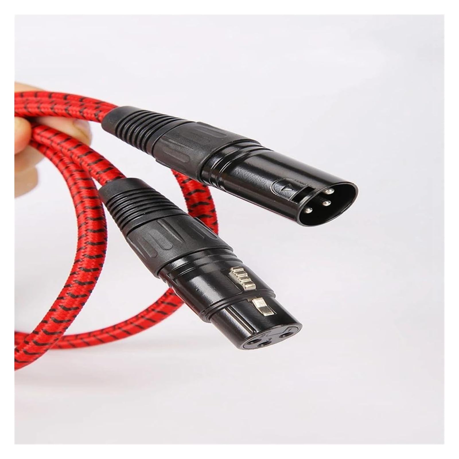 Cable de guitarra balanceado con interfaz de 3 pines macho a hembra apantallado para 3 metros cable de instrumento de guitarra