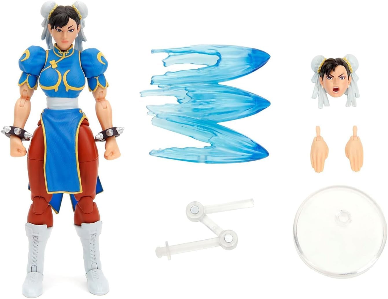 Jada Street Fighter II 6" Chun Li Figure Action Figure, Toys for Kids and Adults