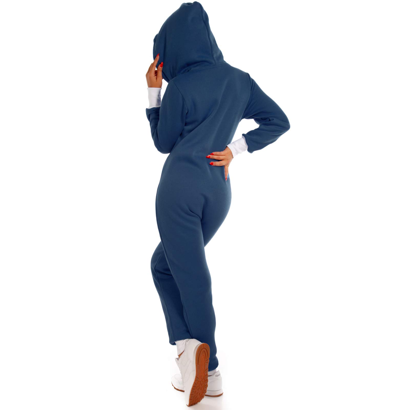 Crazy Age Mono básico de cuerpo completo de una sola pieza, mono para mujer, mono suave y cálido