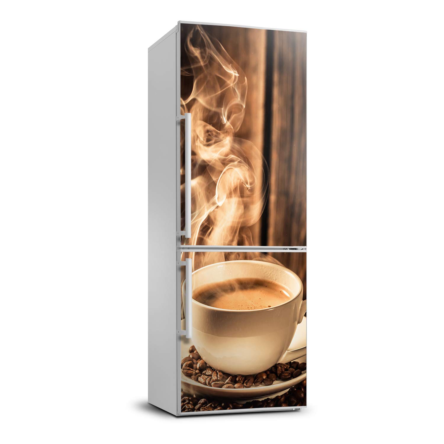 Pegatinas de refrigerador 70x190 cm de café vinilo decorativo de cocina autoadhesivo Tulup
