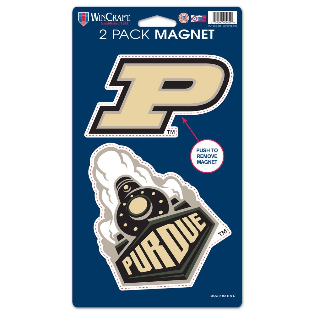 Aimants Purdue University WinCraft Wcr29067014 lot de 2 magnets NCAA