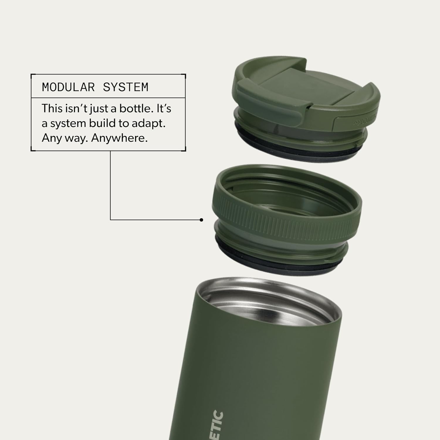 Dometic 12 oz Tumbler | Stainless Steel Insulated Drinkware with Magnetic Swig Lid | Lichen