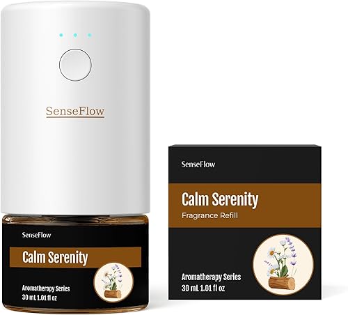 Miniatura 11 de SF101 Pro Difusor de aceite esencial sin agua, difusor de aromaterapia con enchufe y ambientador no tóxico, niebla de aroma natural de 120 días,