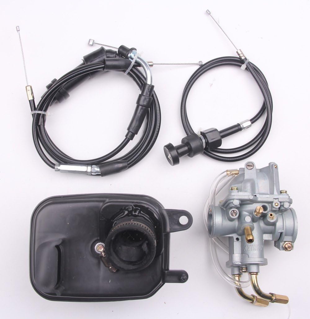 For Yamaha Y ZINGER PW 50 PW50 Carburetor Air Filter & Throttle - Foto 2