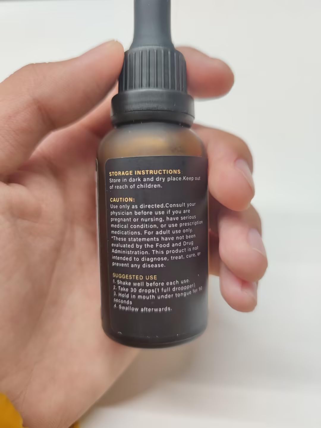 Organic Hemp Oil Extract - Nature's Goodness-Peach