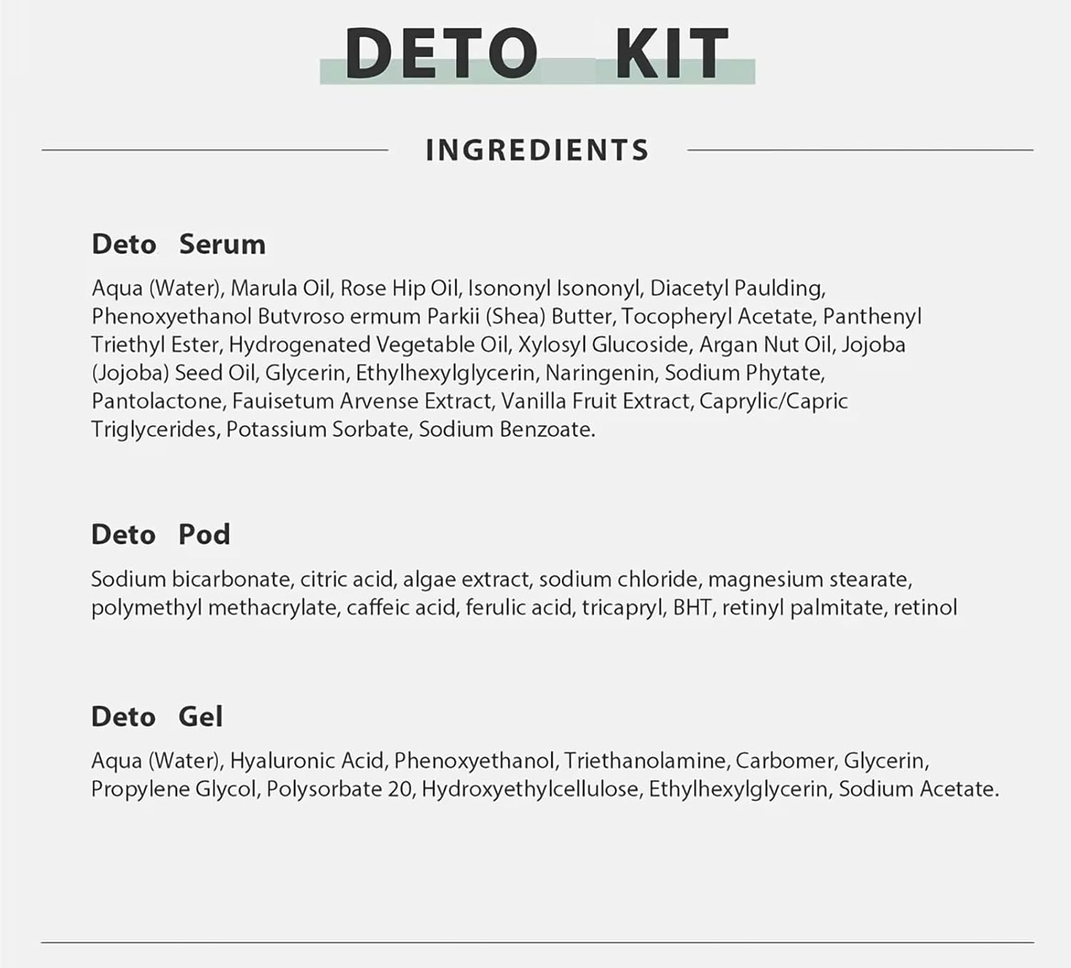 2 Set Detox Restart Oxygen Facial Kit Pods for CO2 Oxygen Facial Machine, Beauty Salon and Home Spa Day, Oxygen Facial Pods Set, 6 Pods + 6 Prime Gel + 6 Serum, (NEW FORMULA less foam)