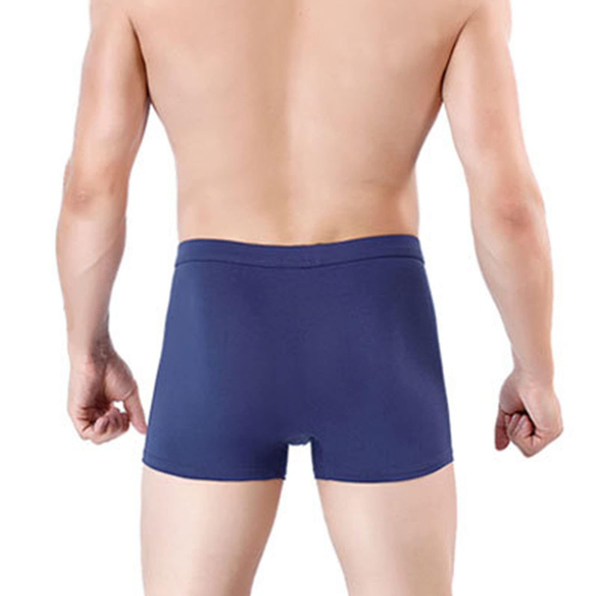 JEShifangjiusu Calzoncillos tipo bóxer para hombre, transpirables, absorben la humedad, paquete de 3