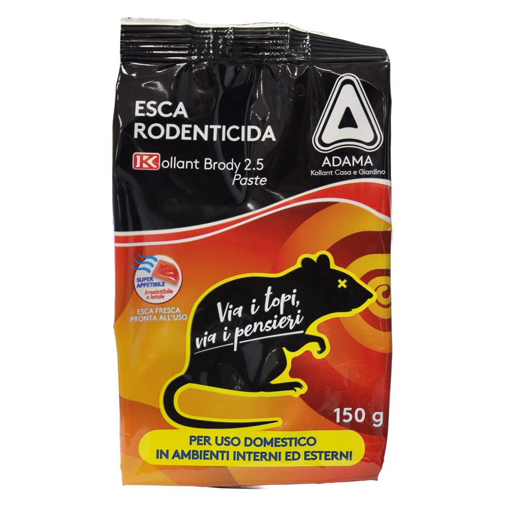 Kollant 9756805 Esca Topicida, Pasta, Nero, 150 grammi