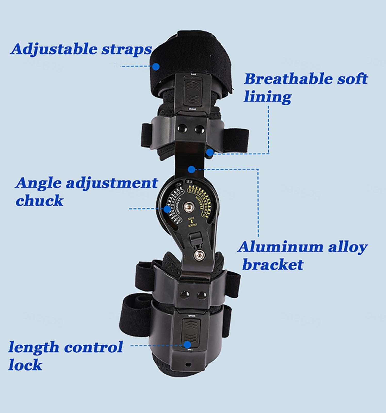Tutore per Gomito Incernierato ROM Regolabile Post OP Tutore per Gomito con Stabilizzatore per Imbracatura per Spalla Stecca per Mano Supporto per Recupero Lesioni Al Braccio Dopo Chirurgia,Right