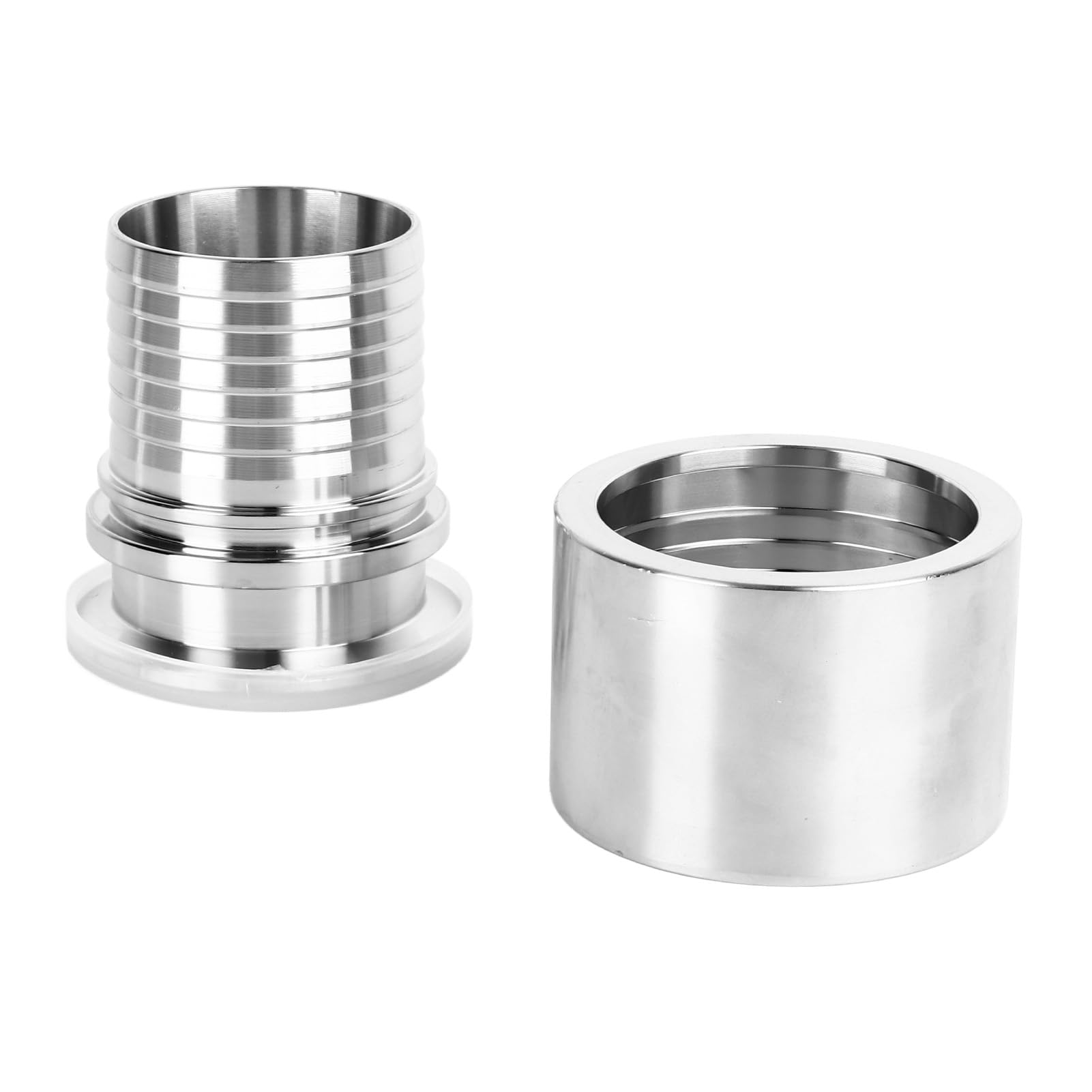 Adaptateur de tuyau en acier inoxydable 304, raccords à connexion rapide, joint de compression de mandrin hydraulique pour l'industrie pharmaceutique des boissons alimentair