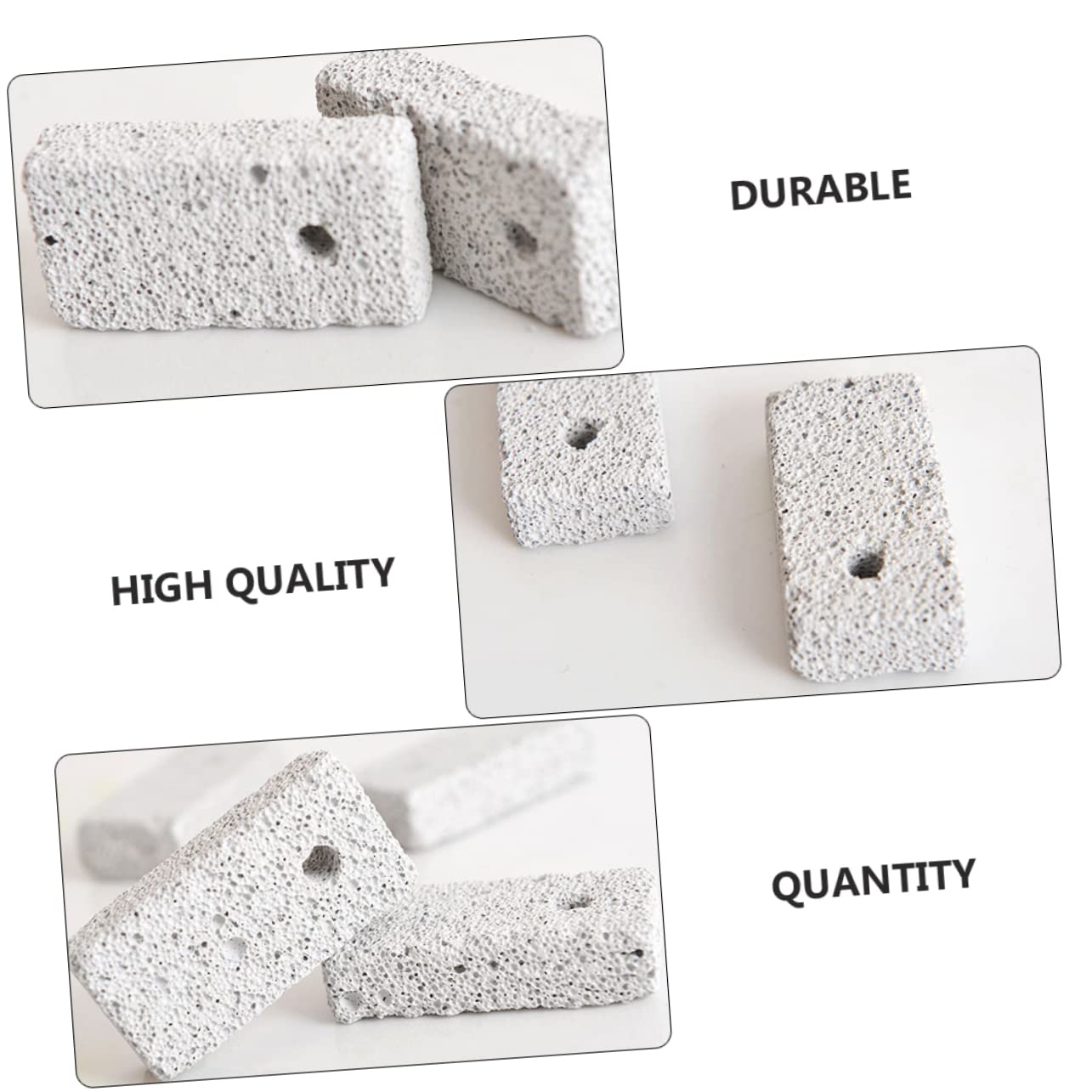 SUPVOX 120piezas Molar Stone para Pequeños Animales Piedra De Molienda Volcánica para Hámster Conejos y Cobayas para Roer y Mantener Dientes Saludables