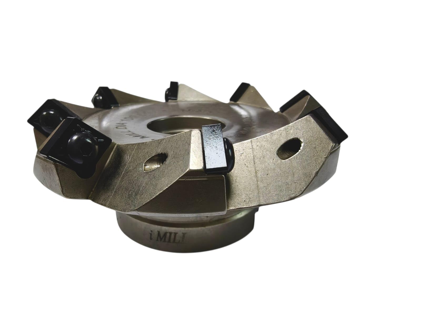 IMILL Face Mill Rough Cutter for CNC Machine, 100mm Diameter, 8 Pocket, T20 M5 Screw, for CNMG12 Inserts, Manual-image-12