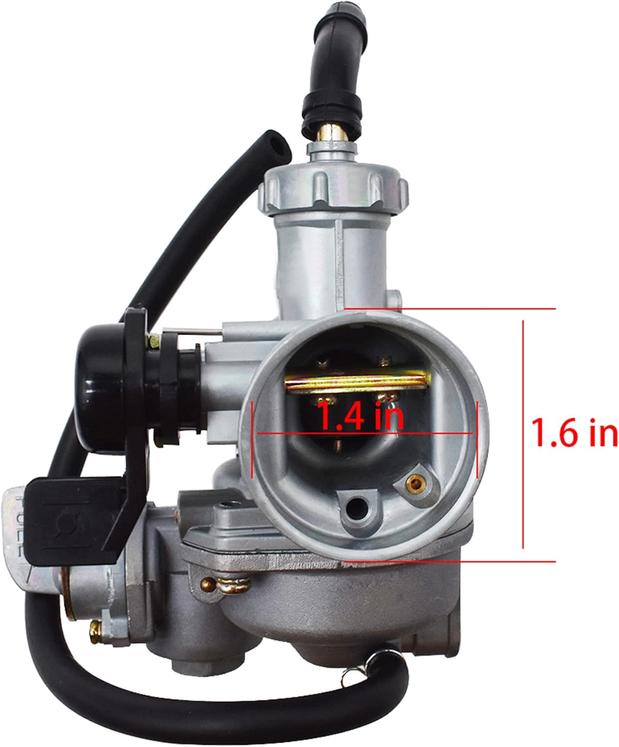 munirater Carburetor & Throttle Cable, Handle Bar, Air Filter Replacement for Honda CT90 CT110