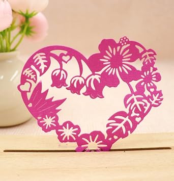 Flower Love Die Cuts for Card Making Valentine Metal Cutting Dies for DIY Paper Scrapbooking Decor Embossing Crafts