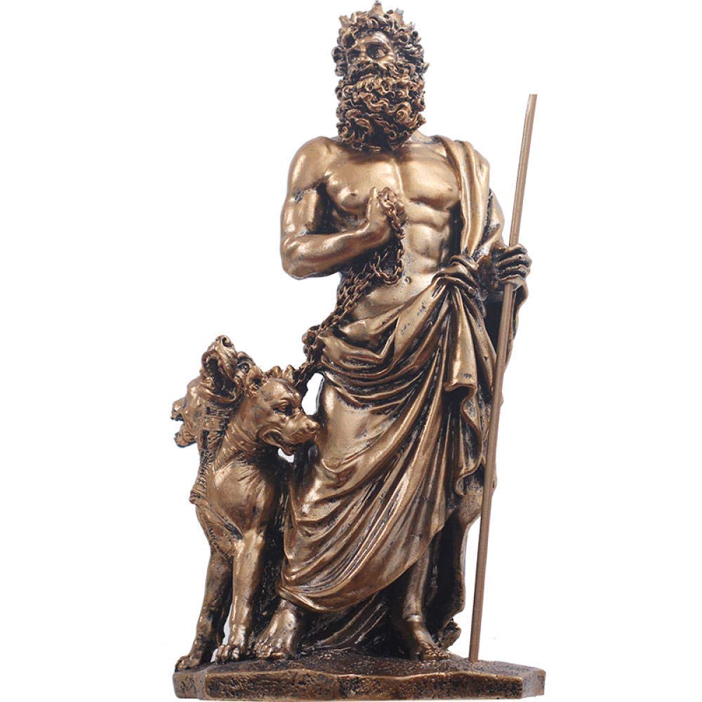 Statua ozdoby rzeźby figurka zwierzę statuetka ozdoby dekoracja żywica grecki bog postać model rzeźba wojownik rycerz bar salon prezent dekoracja