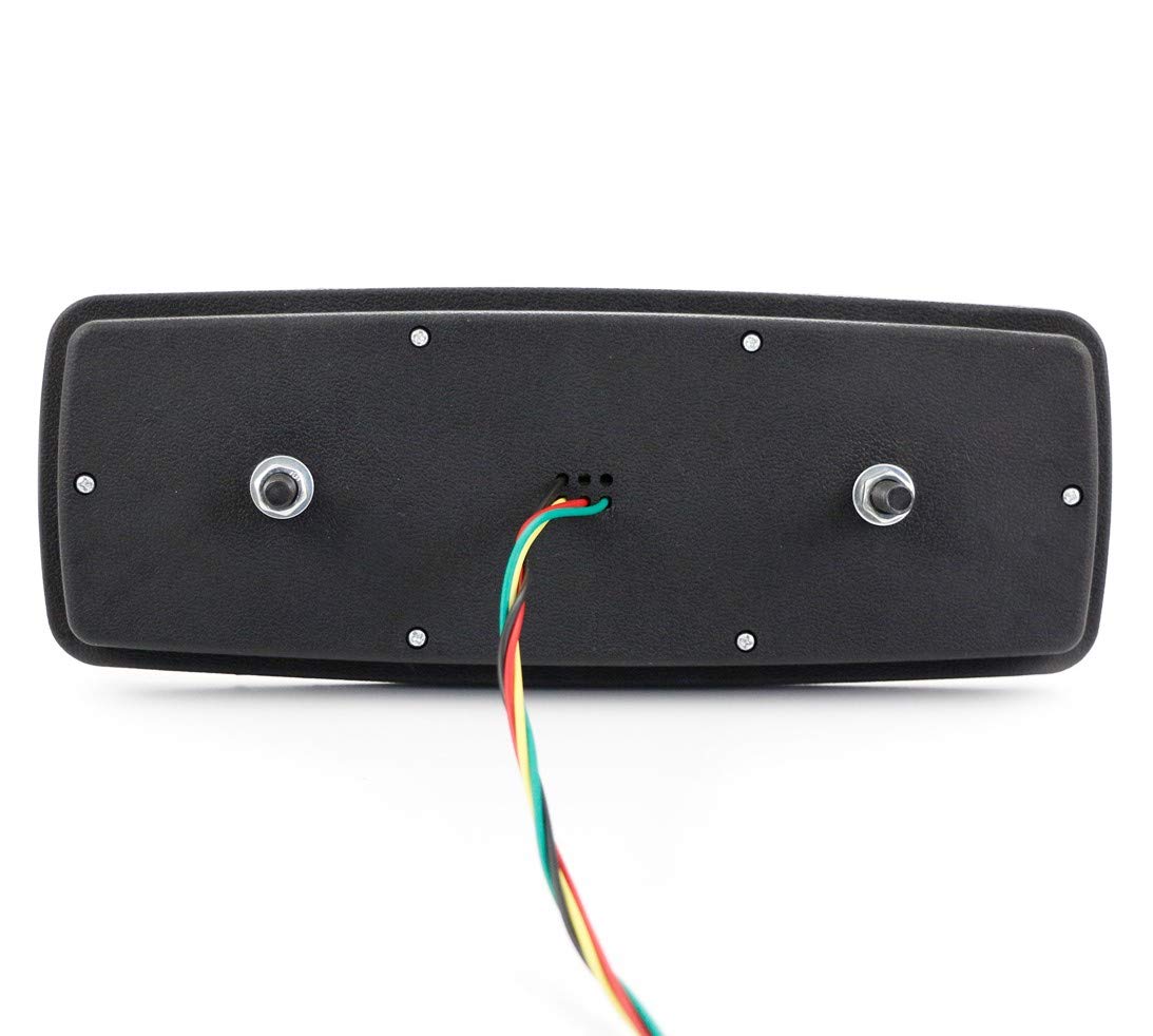 VNVIS - 2 x Luci posteriori a LED 12V con 3 funzioni, design elegante per camion, trattore, camper, roulotte, autobus