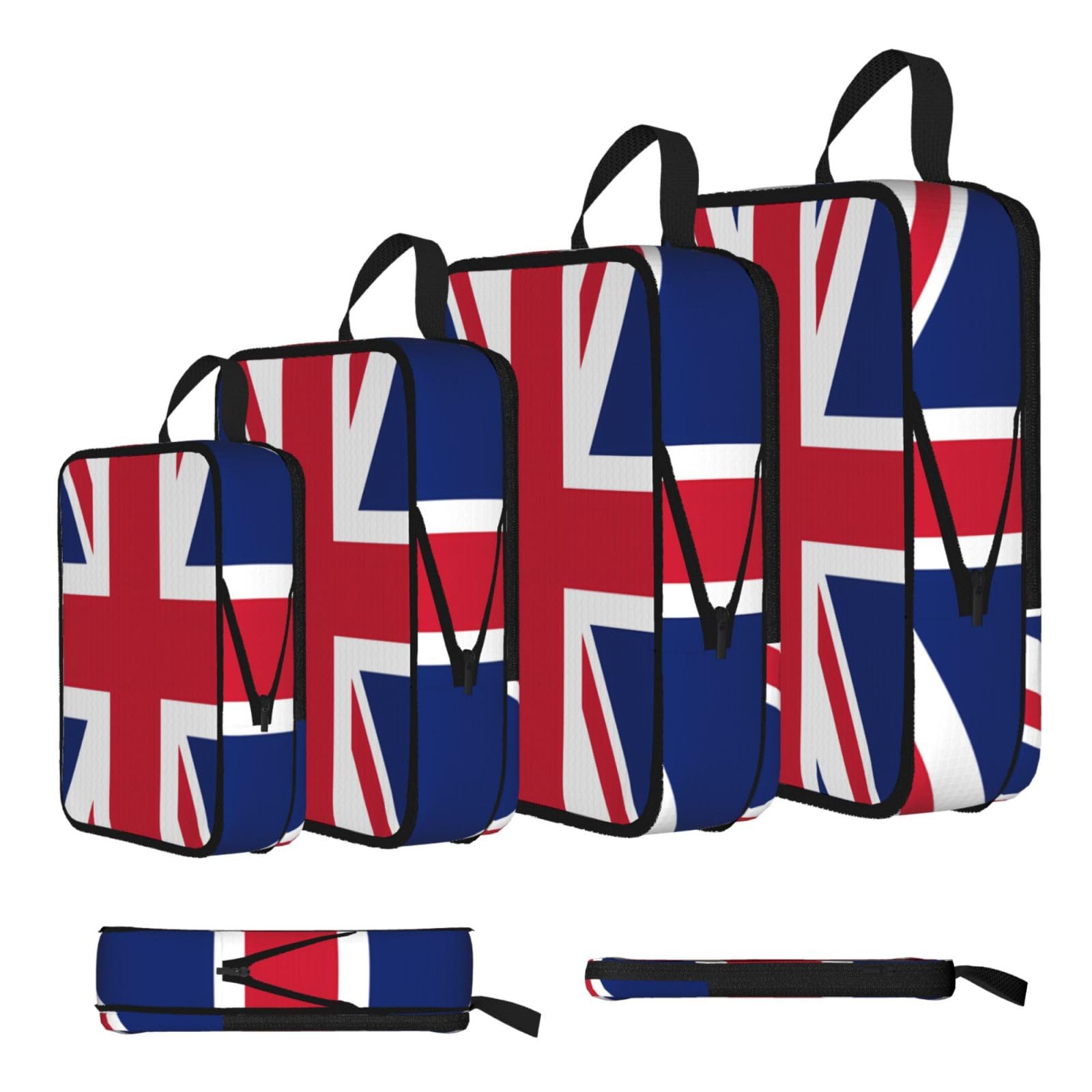 British flag Compression Packing Cubes 4 Piece Set