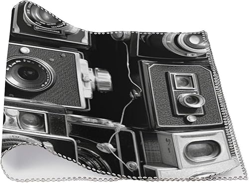 Miniatura 3 de Retro Cool Camera Collection Placemats Set of 4 Easy Clean Washable Canvas Table Mats Heat Resistant Dining Table Cloth Place Mats for Kitchen