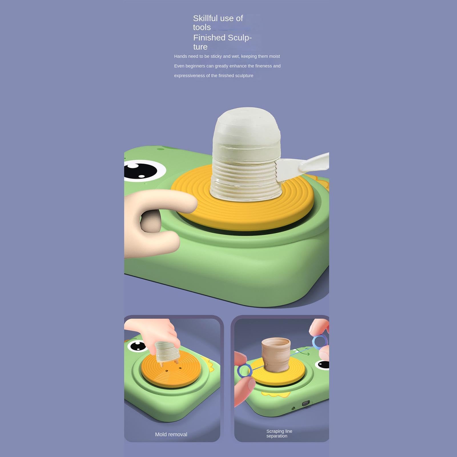 Kit Di Ceramica Per Ragazzi Giocattoli Di Arte Creativa E Artigianato | Kit Ceramica Per Bambini Attività Classe D'Arte Feste Di Compleanno A Scuola, In Aula E A Casa