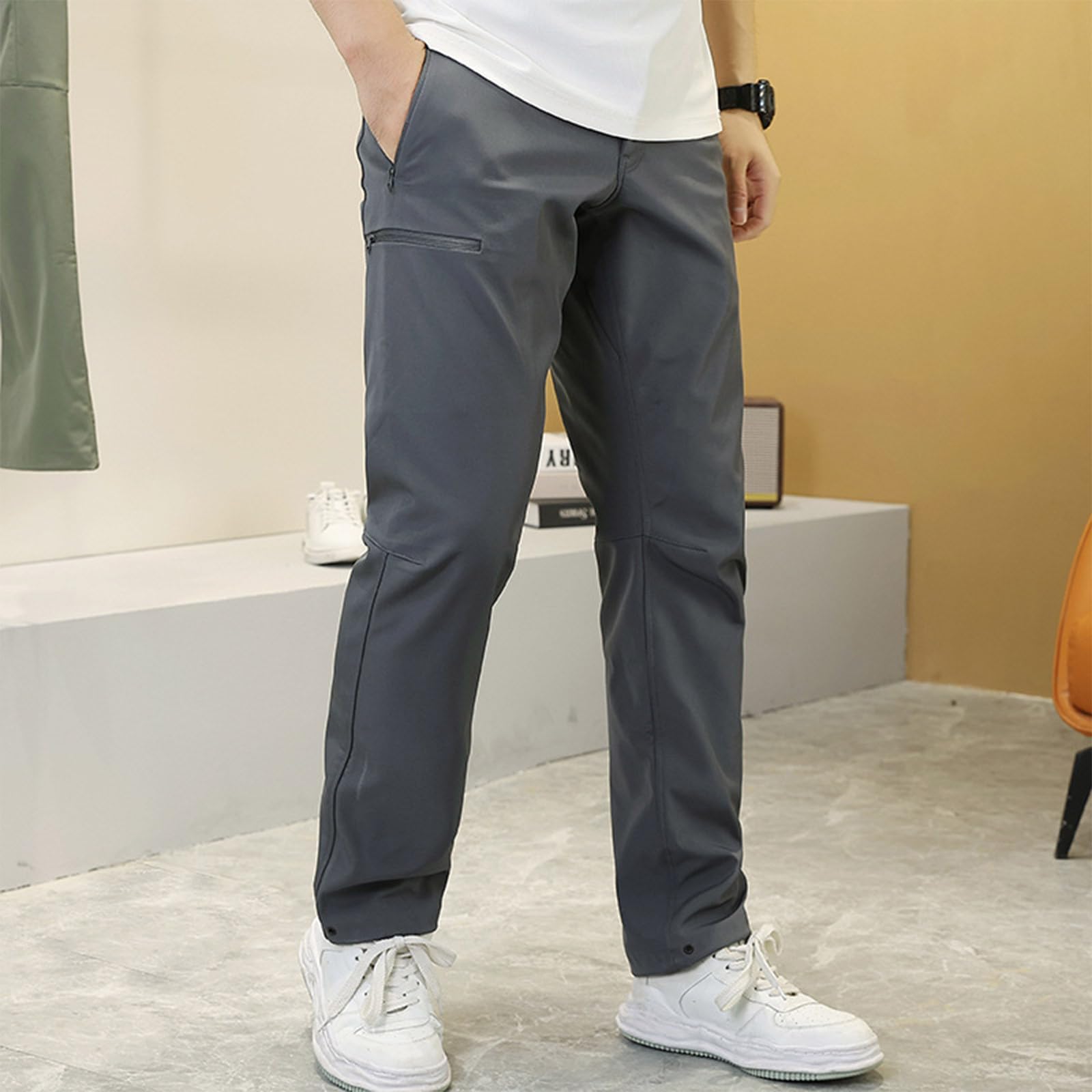 Herren Hosen Cargo und weiche Wanderhose für Herren im Freien im Winter Jogginghosen Männer
