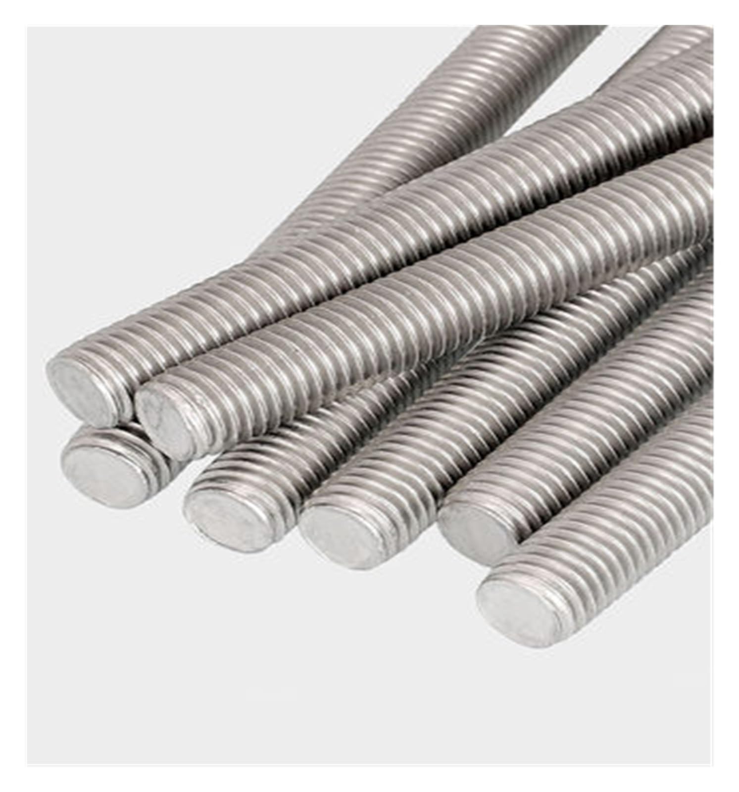 Varilla roscada, 100/200/300/500 M10 Largo 316 Varilla de Rosca Completa de Acero Inoxidable arnés de Barra de Alambre Tira de Dientes Tornillo Varilla Paso de 1,5 mm(M10x1.5mmx105mm)