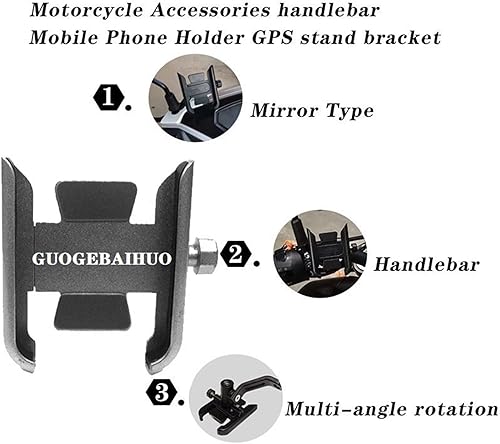 Miniatura 7 de FTNBAE Para Kawasaki Z900 Z900 motocicleta CNC aluminio soporte para teléfono móvil GPS navegador espejo retrovisor accesorios de soporte para