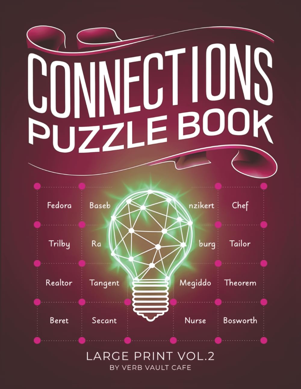 Connections Word Puzzle Books | Four-by-Four Word Connection Trivia Game | Group the words into 4 common themes!: Brain Teaser and Memory Logic ... Print Volume 2 (Connections Word Games Books)