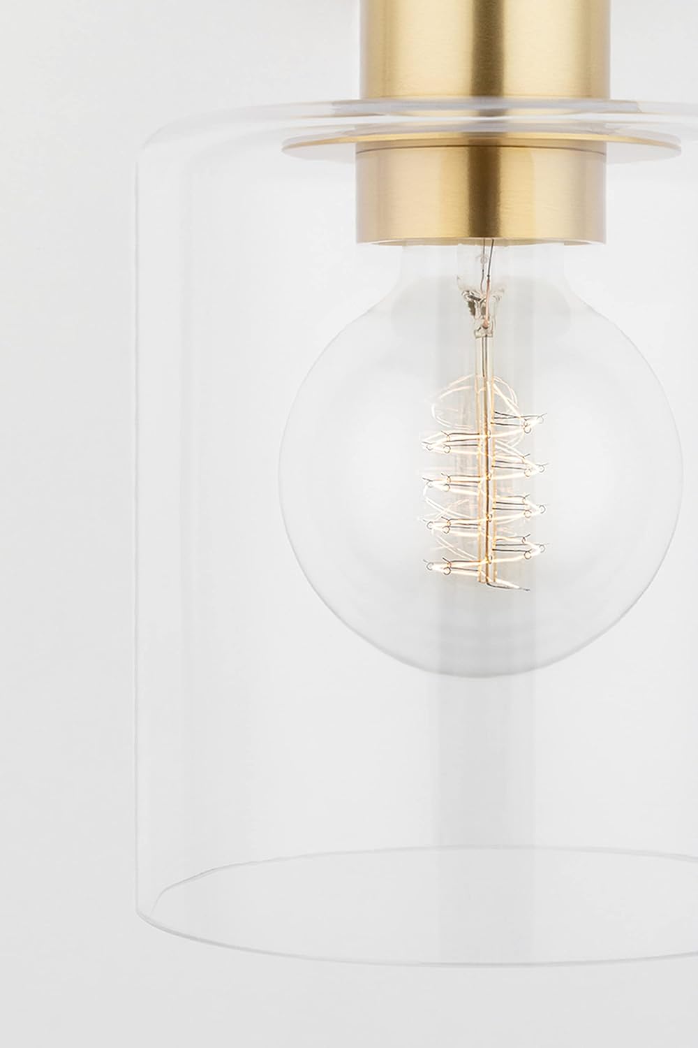 Mitzi H108701-AGB Neko - 1 Light Pendant 8.25 inches Tall and 5.5 inches Wide - Aged Brass