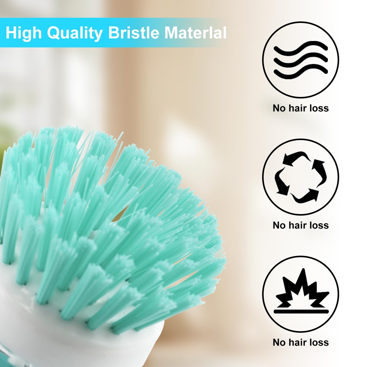 Brosse à Vaisselle Avec Réservoir Intégré - 3 Pièces Silicone Et PBT, Couleurs Orange/bleu/vert