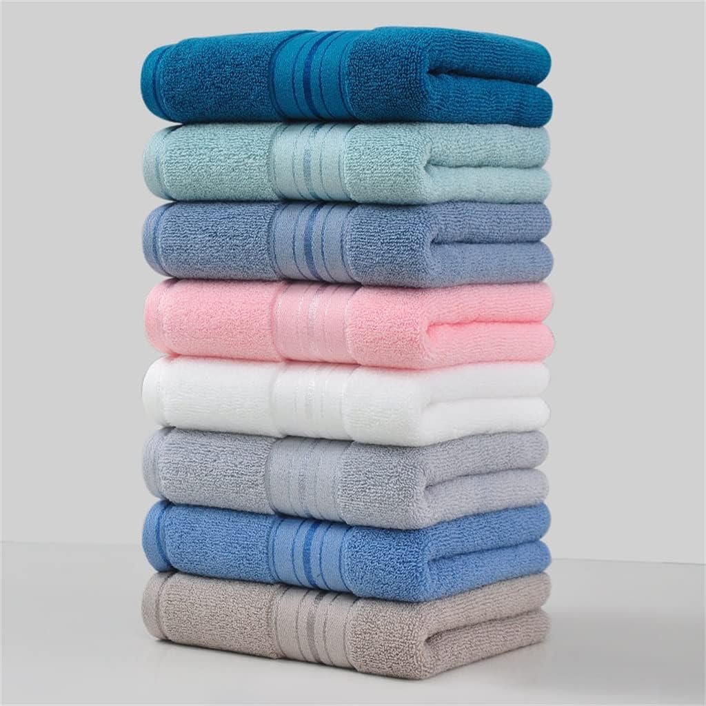 Towel Cotton wash face Household Soft Water and Thick Couple face Towel(8 4PS)