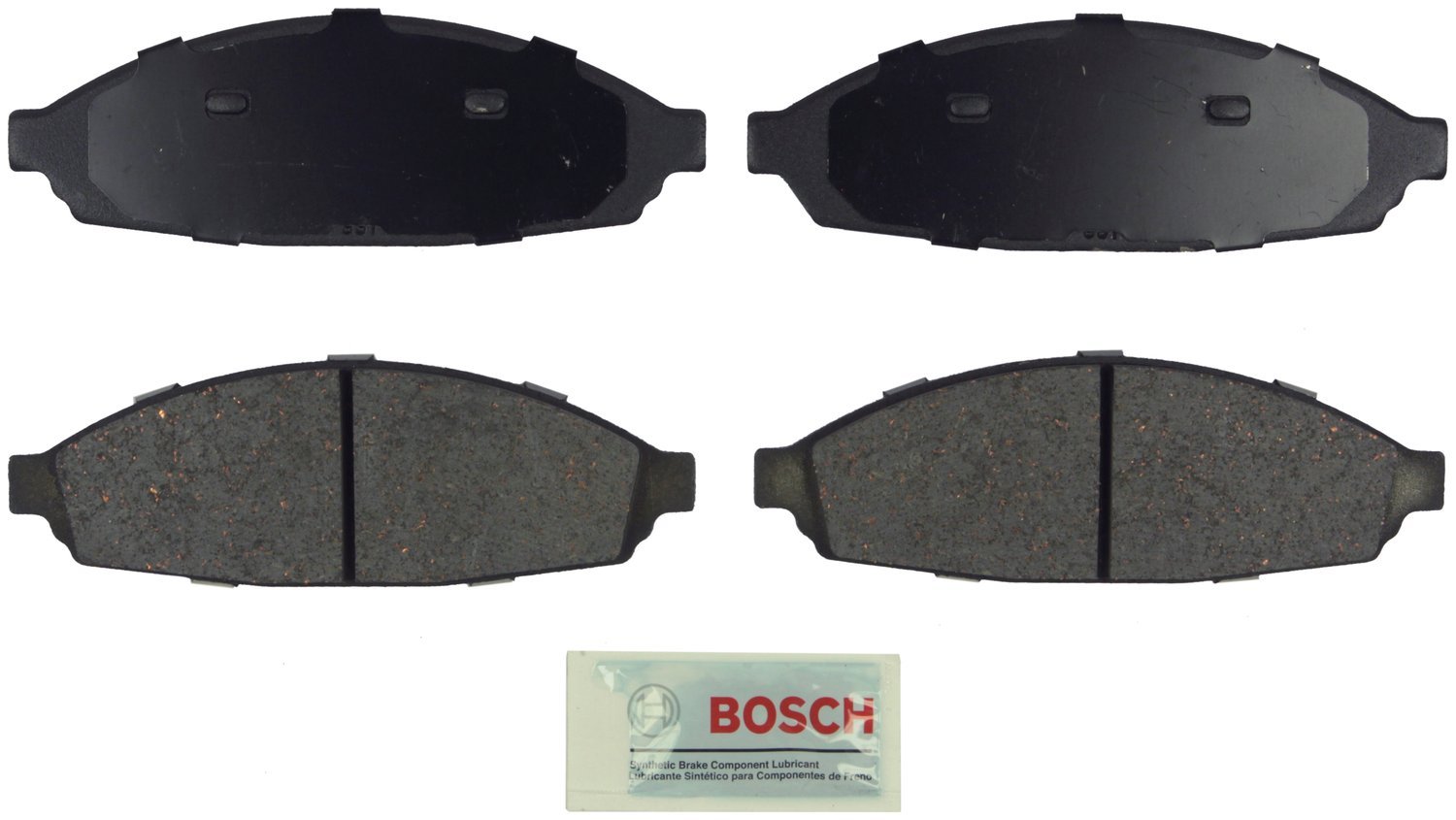 BOSCH BE931 Blue Ceramic Disc Brake Pad Set - Compatible With Select Ford Crown Victoria; Lincoln Town Car; Mercury Grand Marquis, Marauder; FRONT