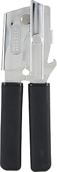 GoodCook Everyday Classic Can Opener, High Carbon Stainless Steel Blade, Heavy Duty with Soft Grip Handles, Manual Kitchen Tool for All Can Sizes