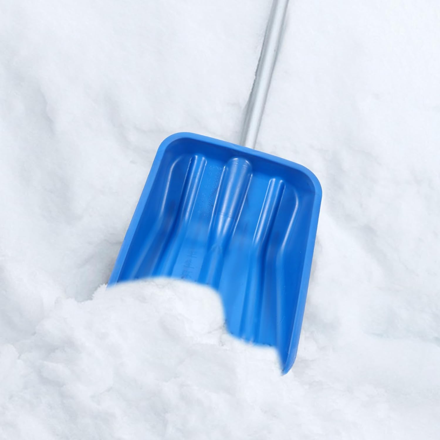 Blue Plastic Large Snow Shovel Head for Ice Removal and Cleaning image 5