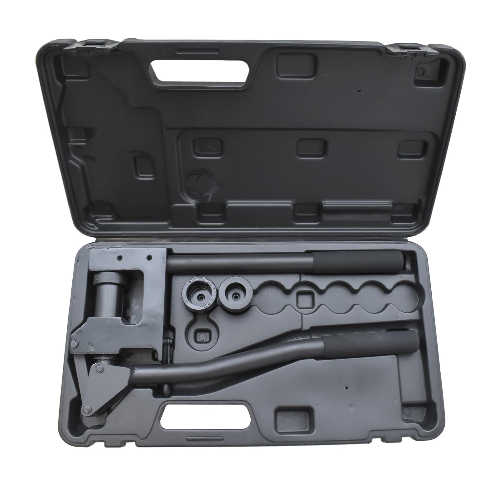 Manuelles Metall-Stanzwerkzeug mit Stanzformen 2,2 cm, 2,5–0,3 cm und 2,5–0,9 cm, 20 GA