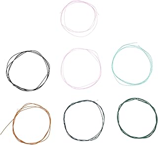 ibasenice 6stücke Klassische Gitarrensaiten Aus Metall Ersatzsaiten Für Folk-gitarren Robust Und Verschleißfest Klarer Klang Für Anfänger Und Profis