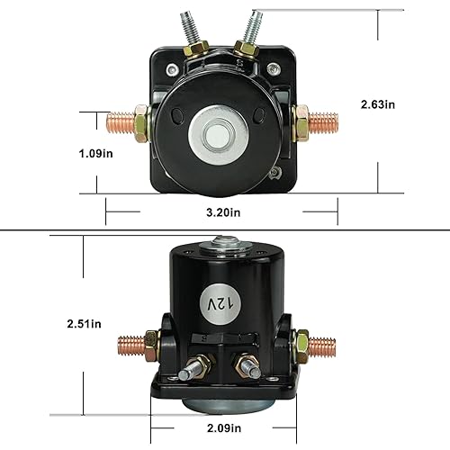 Miniatura 4 de Relé solenoide de arranque compatible con Mercury Marine Johnson OMC Evinrude fuera de borda 25661 25661-1 8761053 895857 8976545 508905 18-5836