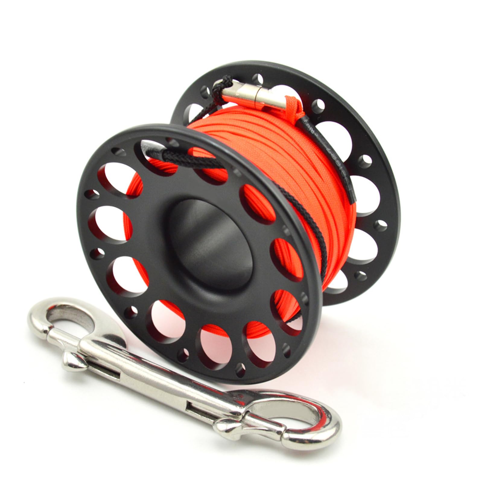 Tauch Fingerspule 30m, Finger Reel Scuba Diving Spool Reel Mini Tauchspule mit doppelköpfig Haken zum Tauchen Zum Tauchen Schnprcheln Unterwasser