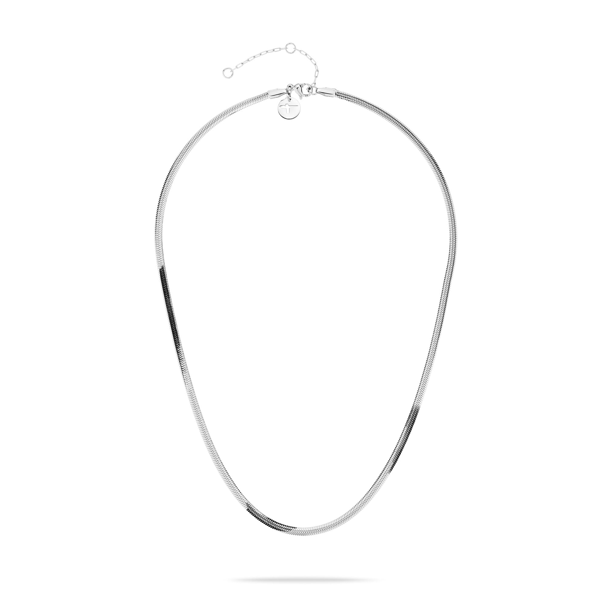 Tamaris Halsketten Layering Set für Damen, Halsschmuck einzeln tragbar und Größenverstellbar, wasserfest aus Edelstahl