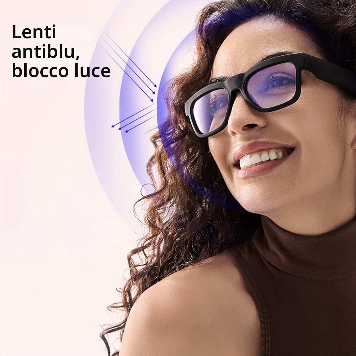 OhO Smart Glasses, occhiali da sole MP3 Bluetooth da 128 G con cuffie con altoparlante aperto, per sport indoor e outdoor, protezione UV polarizzata, per uomini e donne