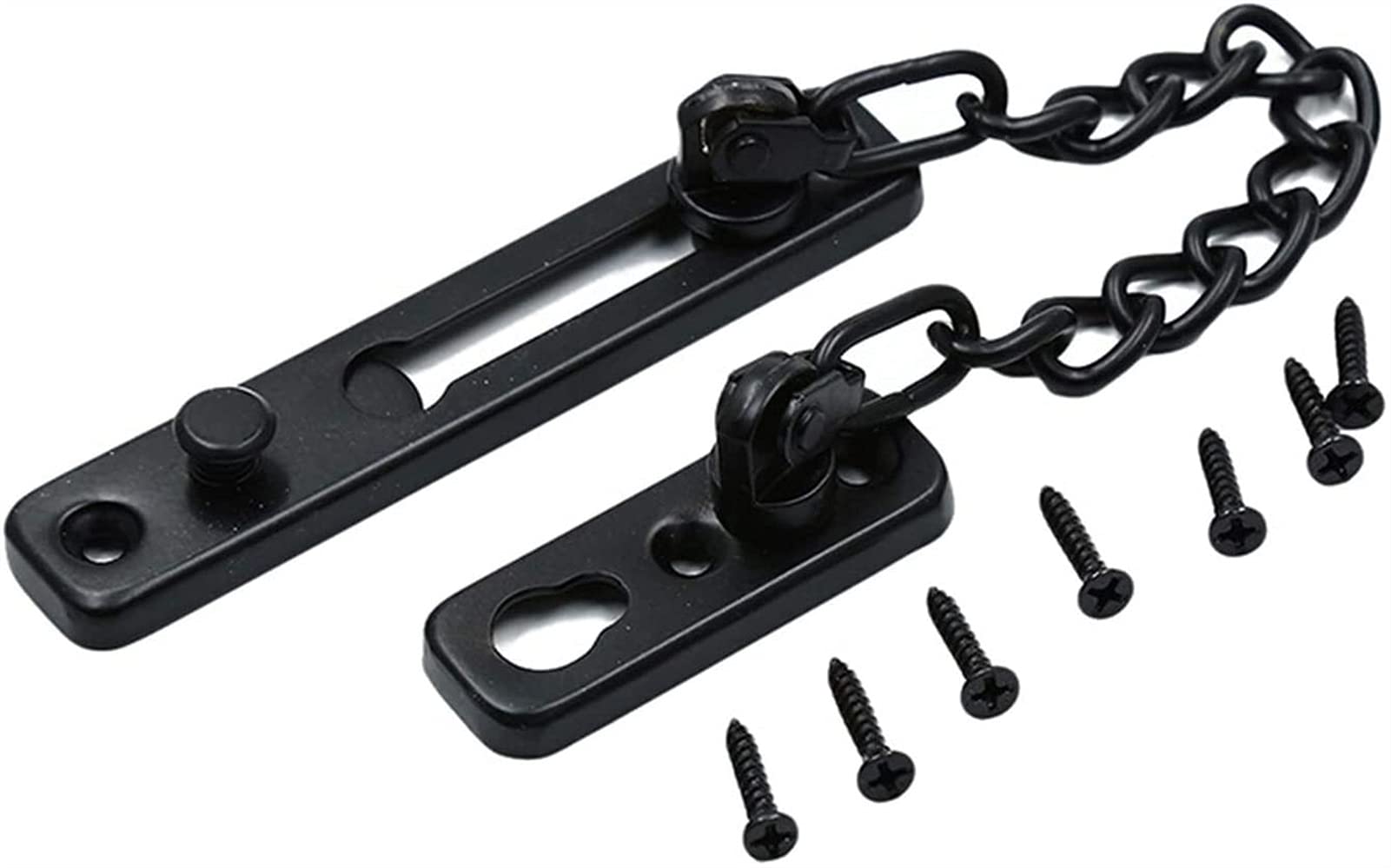 Cadena de puerta Cadena antirrobo for puerta, cadena de acero inoxidable, hebilla de cerradura antirrobo, pestillo de puerta for el hogar, hebilla de puerta, hebilla antirrobo